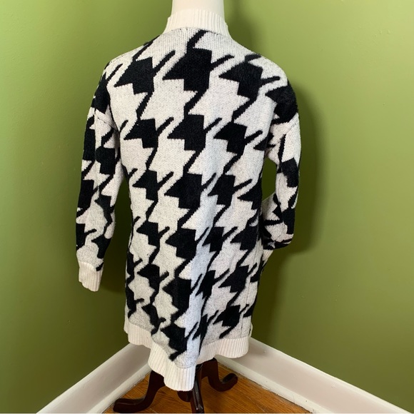 Houndstooth cardigan with pockets - Picture 3 of 11